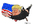 Caricature of Donald J Trump